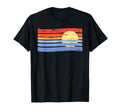 Sunset Stripes Distressed 70S T-Shirt - Aesthetic Graphic Men Women - T-Shirt, Sweatshirt, Hoodie