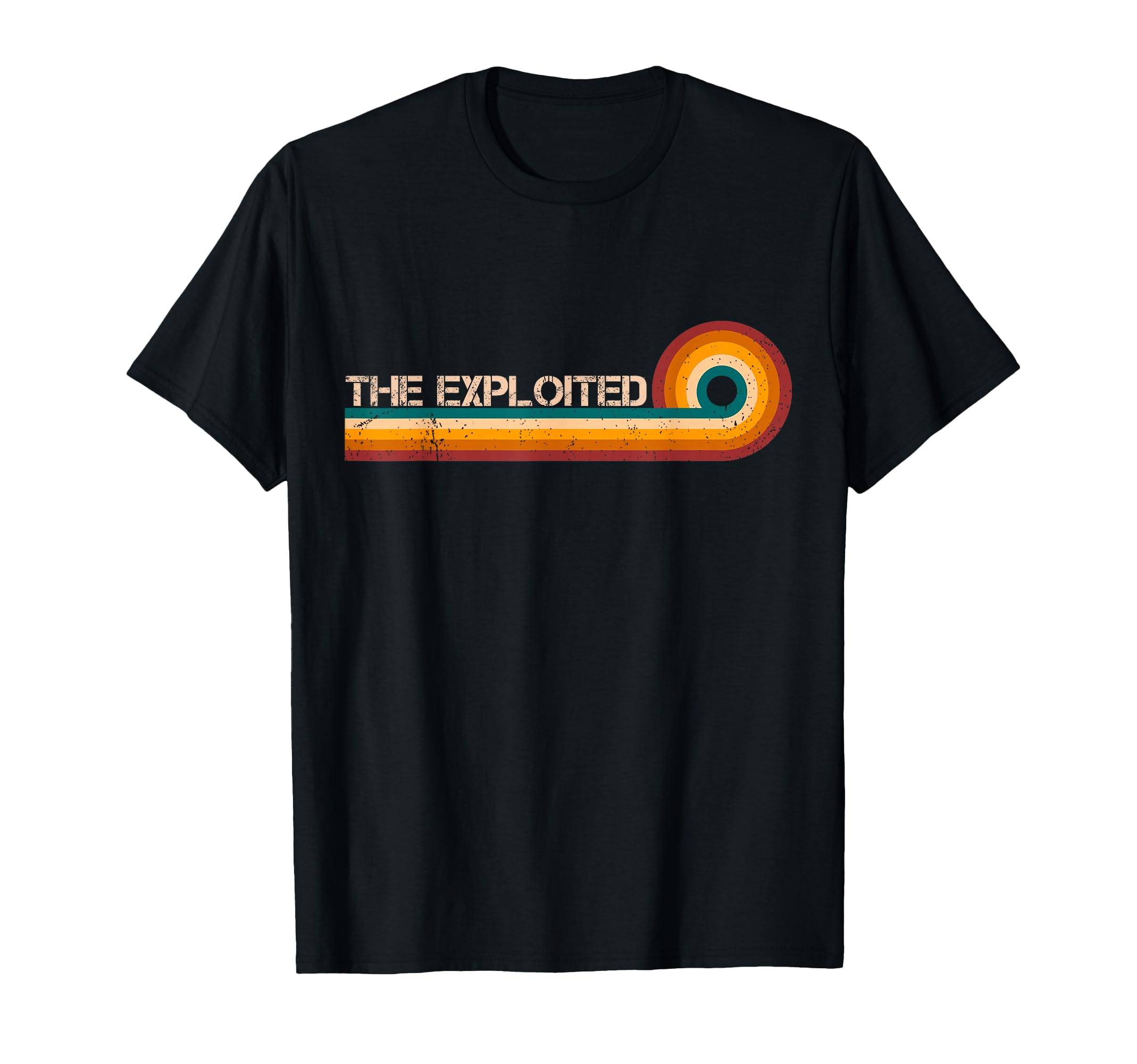 Exploited Stripes Musician T-Shirt - Minimalist Print for Adults - T-Shirt, Sweatshirt, Hoodie