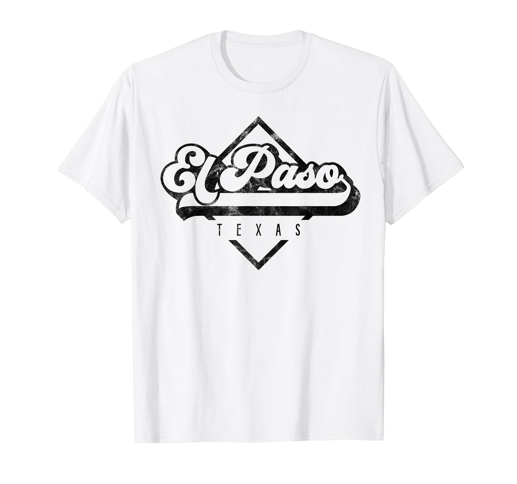 El Paso Texas Distressed 70S 80S T-Shirt - Trendy Graphic for Adults - T-Shirt, Sweatshirt, Hoodie