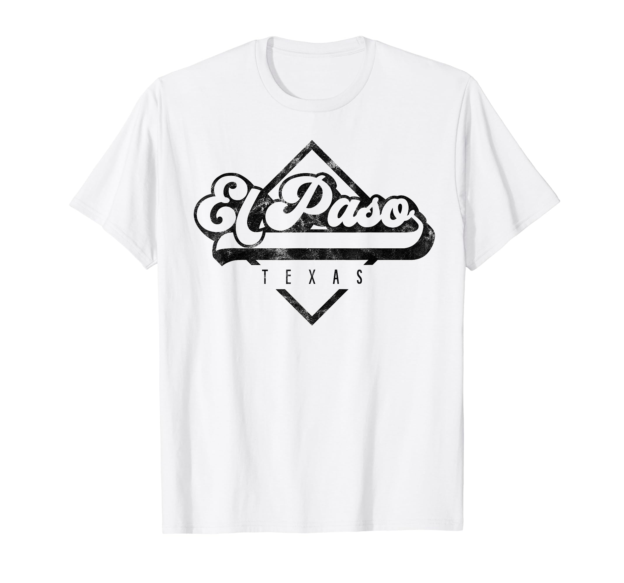 El Paso Texas Distressed 70S 80S T-Shirt - Trendy Graphic for Adults - T-Shirt, Sweatshirt, Hoodie