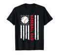 Flag Usa 4Th July Baseball Dad T-Shirt - Fun Novelty Design for Adults - T-Shirt, Sweatshirt, Hoodie