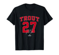 Mike Trout Los Angeles Baseball Player T-Shirt - Trendy Graphic Men Women - T-Shirt, Sweatshirt, Hoodie