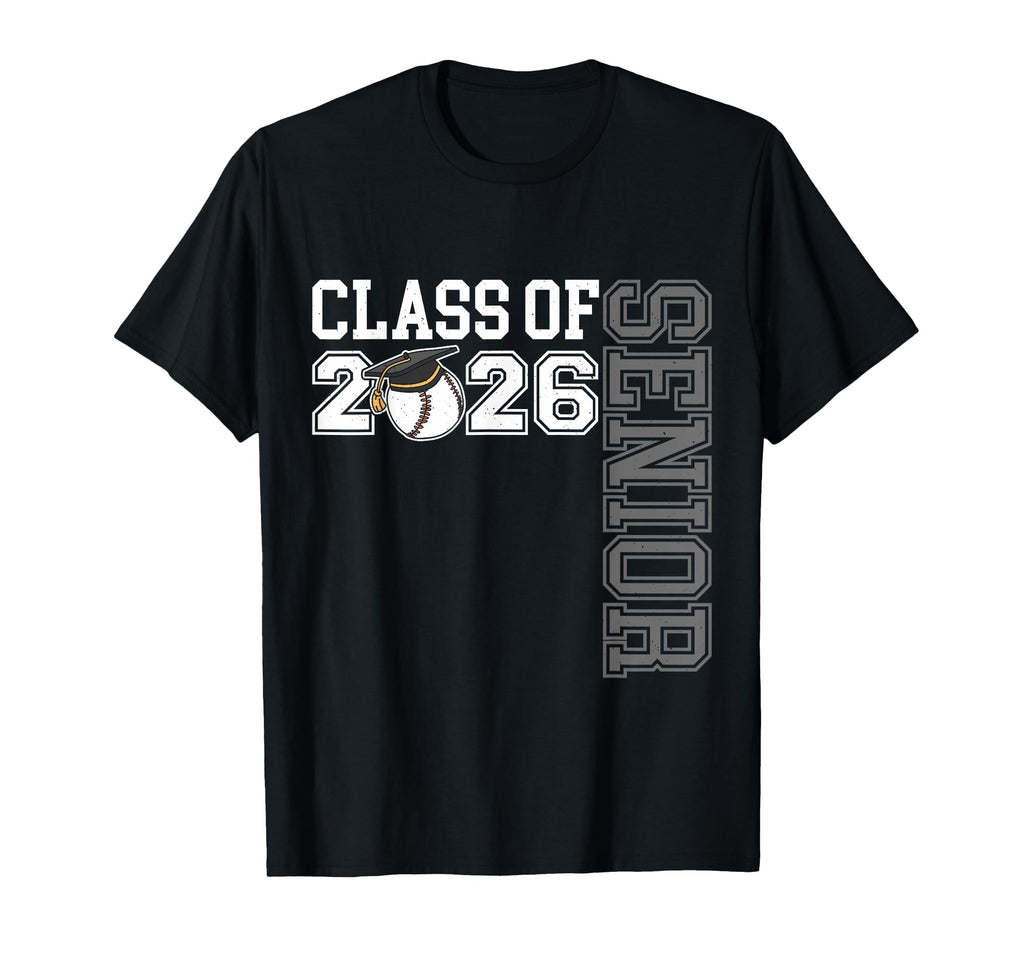 Class 2026 Senior Baseball Night T-Shirt - Trendy Graphic Unisex - T-Shirt, Sweatshirt, Hoodie
