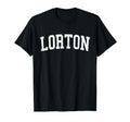 Lorton Va Distressed White Varsity T-Shirt - Trendy Graphic Men Women - T-Shirt, Sweatshirt, Hoodie