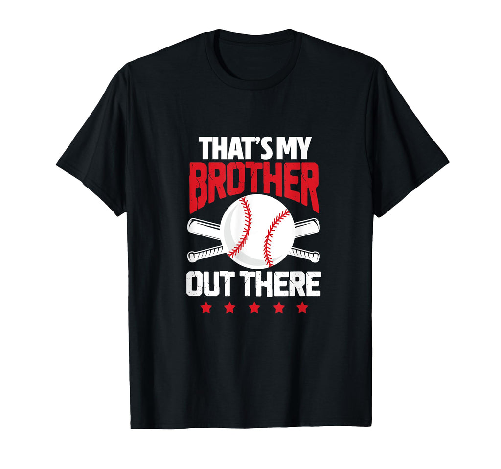 Baseball Brother Sports Family Game Day T-Shirt - Custom Art Print Unisex - T-Shirt, Sweatshirt, Hoodie