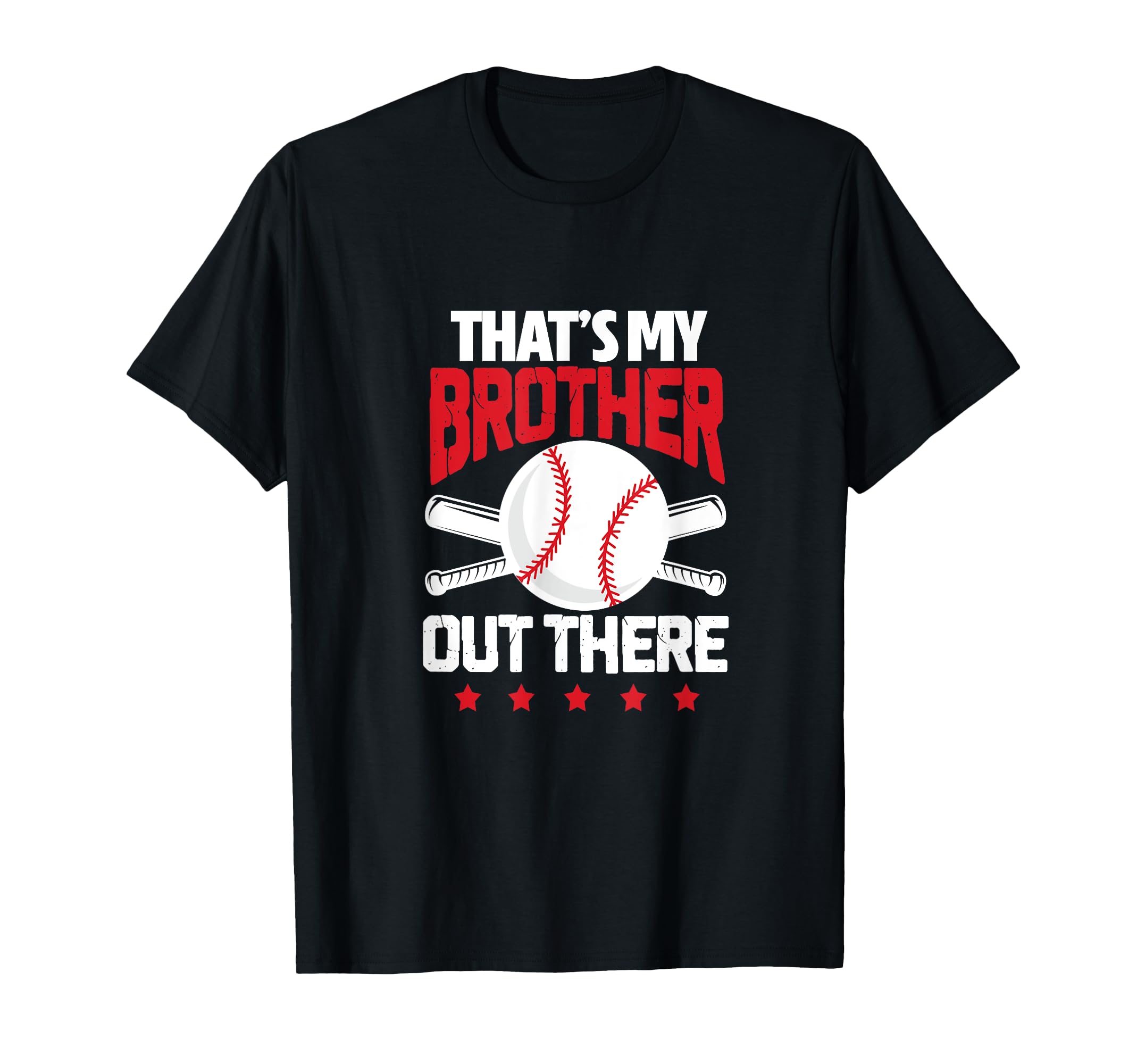 Baseball Brother Sports Family Game Day T-Shirt - Custom Art Print Unisex - T-Shirt, Sweatshirt, Hoodie