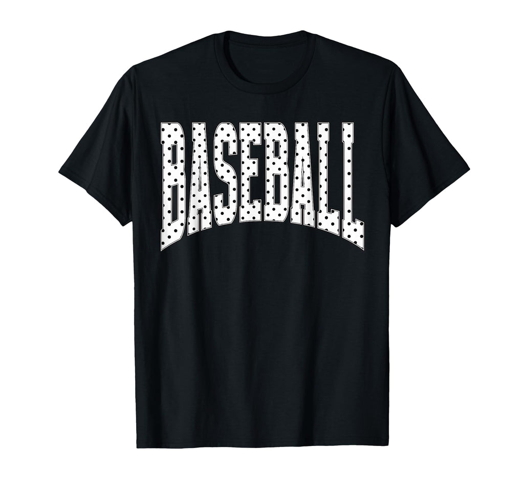 Baseball Polka Dot Baseball Pattern T-Shirt - Aesthetic Graphic Men Women - T-Shirt, Sweatshirt, Hoodie