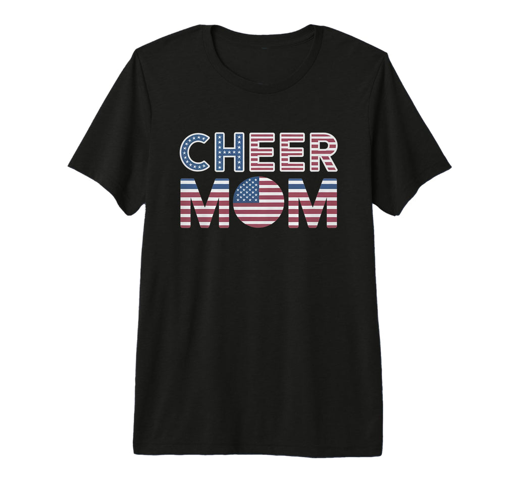 Cheer Mom Mother Bow Cheerleader T-Shirt - Casual Everyday Wear for Adults - T-Shirt, Sweatshirt, Hoodie