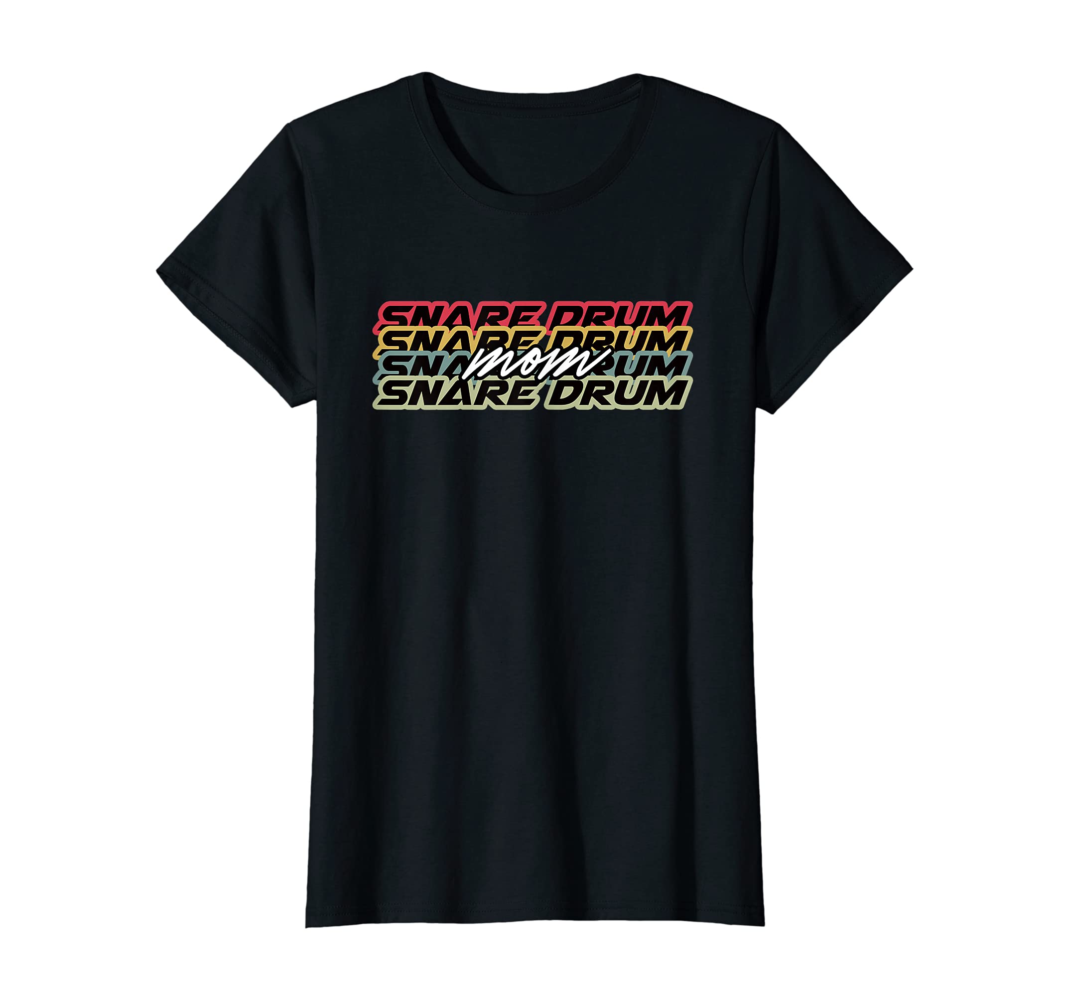 Womens Snare Drum Mom Player 80S T-Shirt - Graphic Print Unisex - T-Shirt, Sweatshirt, Hoodie
