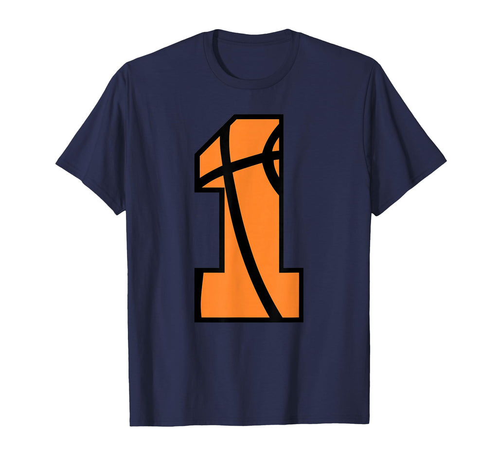 Basketball Number 1 Game Day School T-Shirt - Custom Art Print Men Women - T-Shirt, Sweatshirt, Hoodie