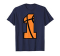 Basketball Number 1 Game Day School T-Shirt - Custom Art Print Men Women - T-Shirt, Sweatshirt, Hoodie