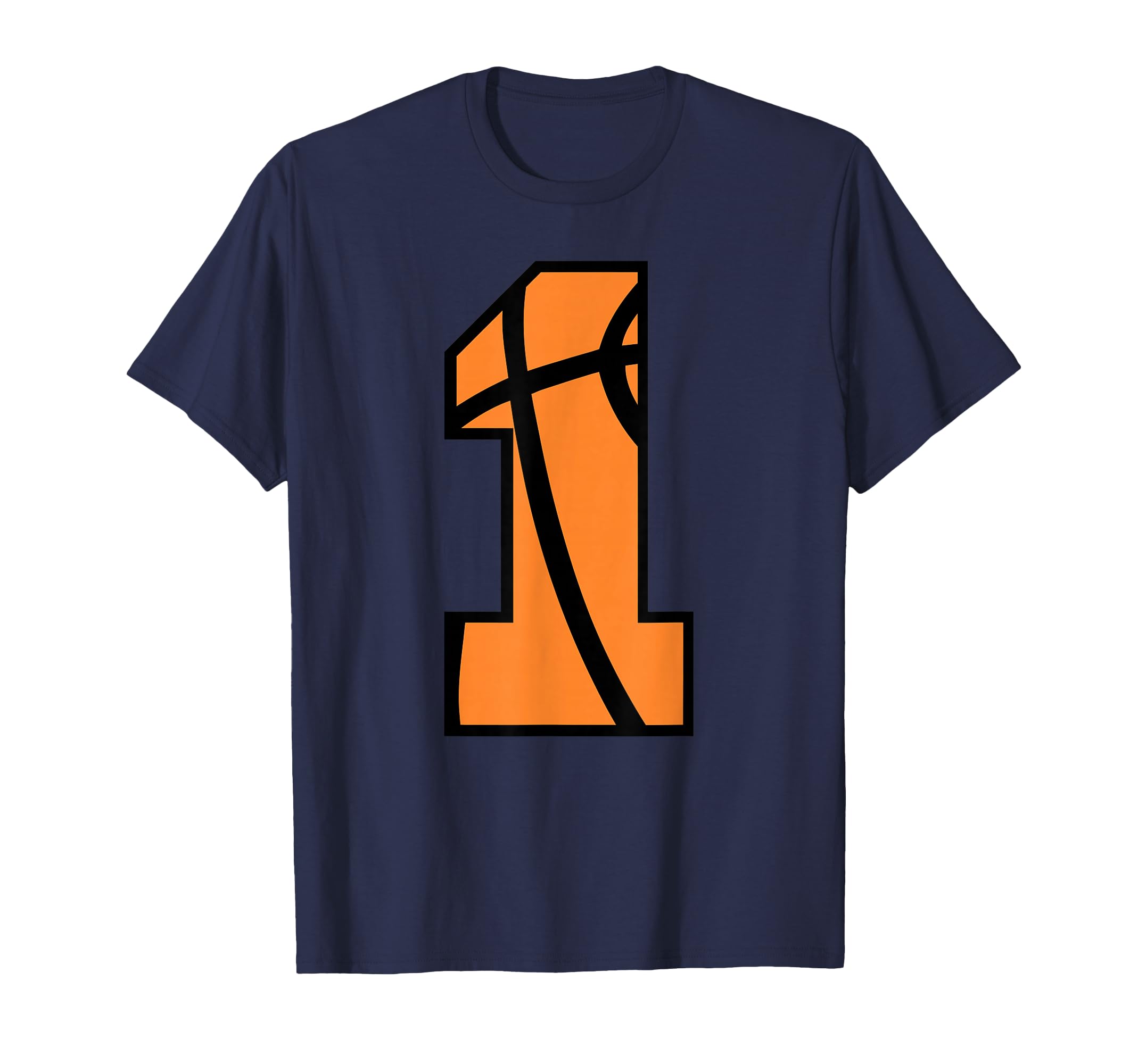 Basketball Number 1 Game Day School T-Shirt - Custom Art Print Men Women - T-Shirt, Sweatshirt, Hoodie