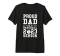 Prooud Dad Baseball 2023 Senior Graduation T-Shirt - Trendy Graphic Unisex - T-Shirt, Sweatshirt, Hoodie