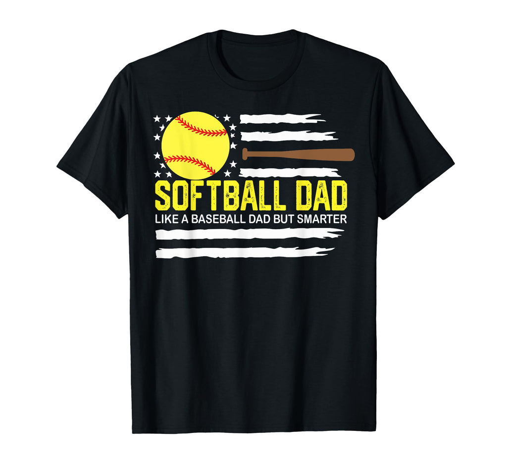 Softball Dad Like Baseball Dad But T-Shirt - Aesthetic Graphic Unisex - T-Shirt, Sweatshirt, Hoodie