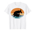Fishing Catfish Farming Water Sunset T-Shirt - Custom Art Print Unisex - T-Shirt, Sweatshirt, Hoodie