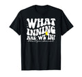 Ballpark Aunt Groovy Softball T-Shirt - Custom Art Print Men Women - T-Shirt, Sweatshirt, Hoodie