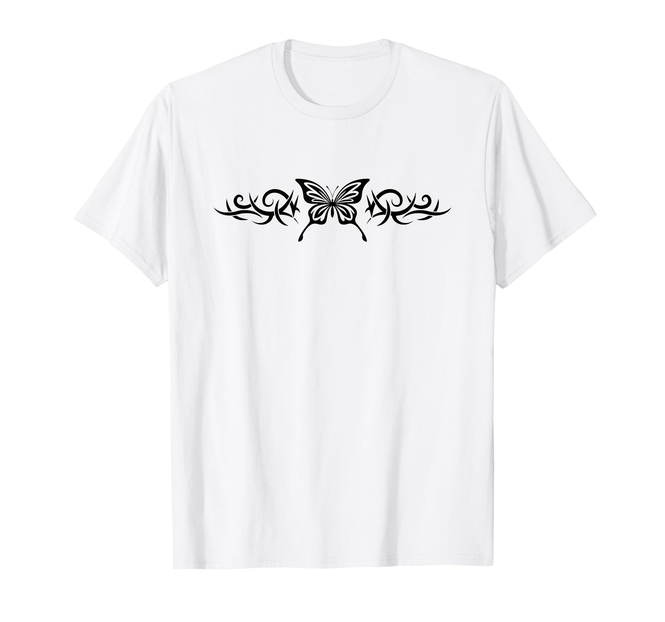 Fairycore Butterfly Tattoo Grunge T-Shirt - Fun Novelty Design Men Women - T-Shirt, Sweatshirt, Hoodie