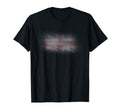 Distressed Union Jack Flag England T-Shirt - Minimalist Print for Adults - T-Shirt, Sweatshirt, Hoodie
