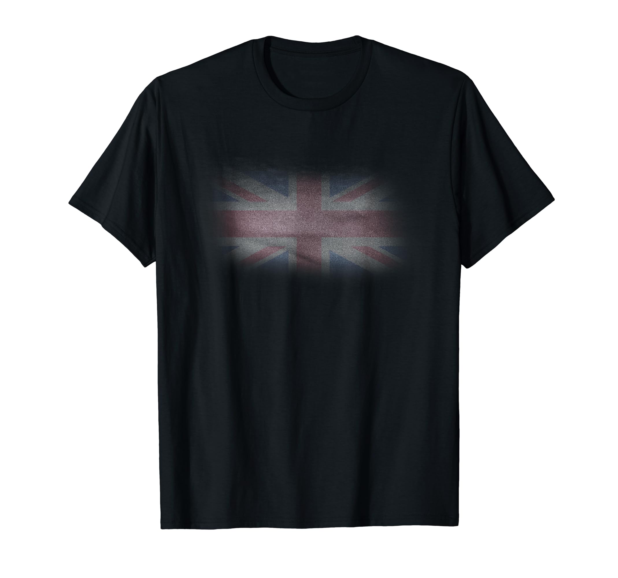 Distressed Union Jack Flag England T-Shirt - Minimalist Print for Adults - T-Shirt, Sweatshirt, Hoodie