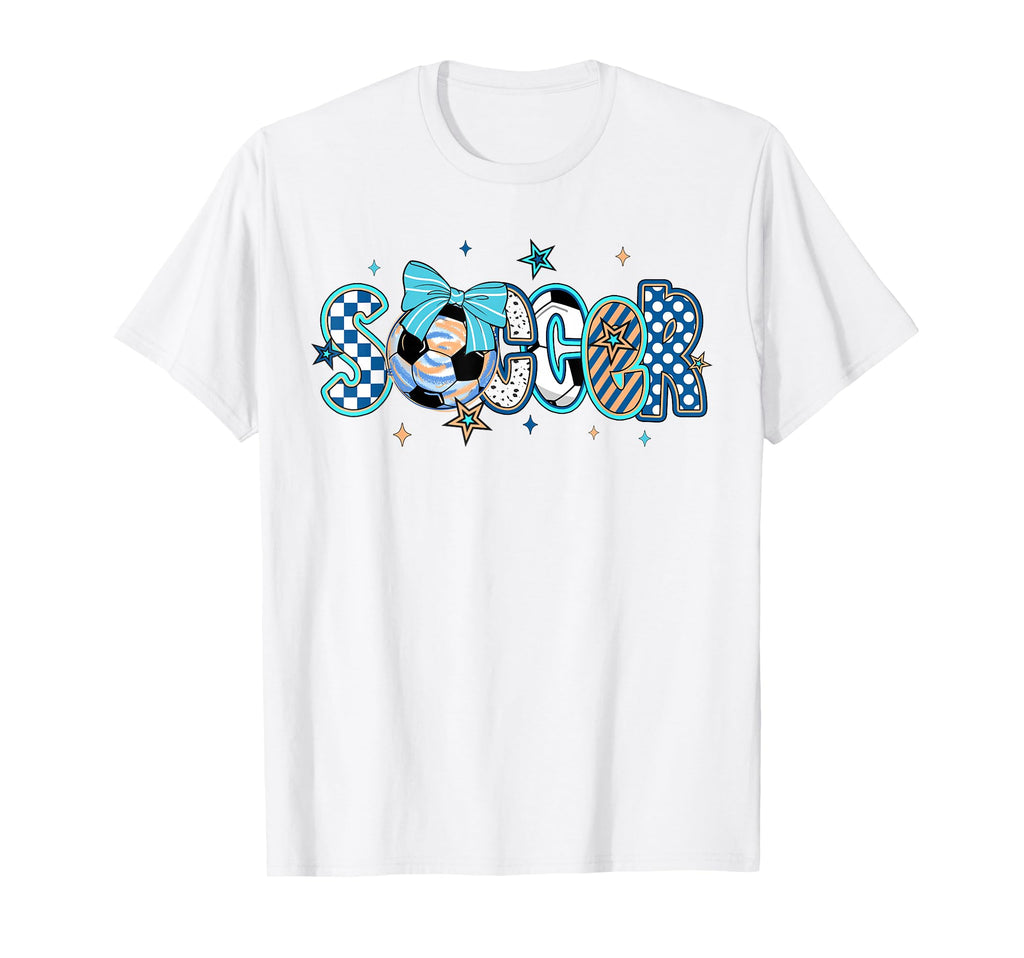 Soccer Preppy Soccer Game Day Mom T-Shirt - Aesthetic Graphic for Adults - T-Shirt, Sweatshirt, Hoodie