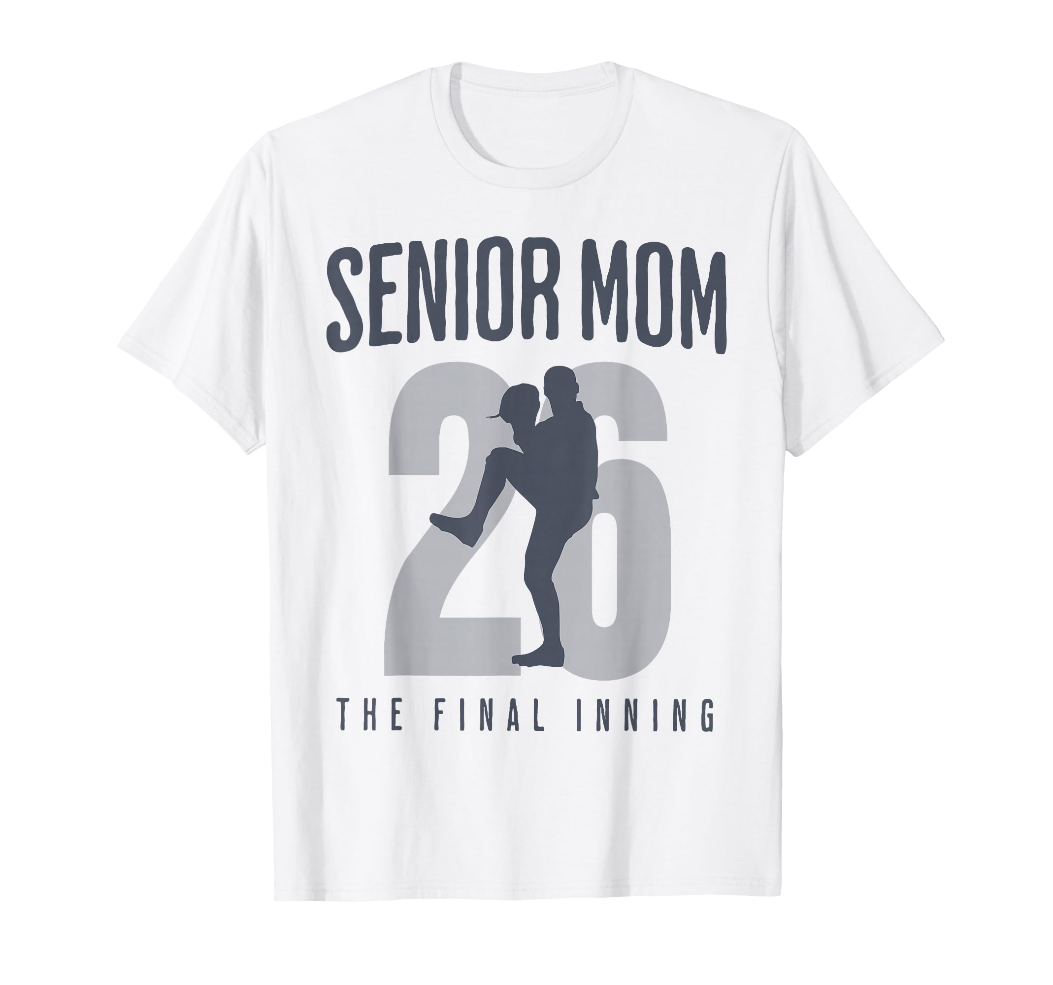 Baseball Senior Mom 2026 Final Inning T-Shirt - Minimalist Print Unisex - T-Shirt, Sweatshirt, Hoodie