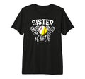 Sister Both Softball Baseball Sister T-Shirt - Graphic Print for Adults - T-Shirt, Sweatshirt, Hoodie
