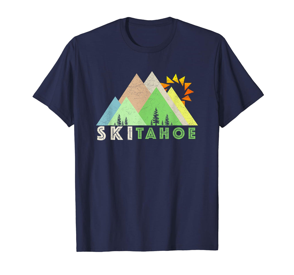 Ski Tahoe Tahoe T-Shirt - Minimalist Print Men Women - T-Shirt, Sweatshirt, Hoodie