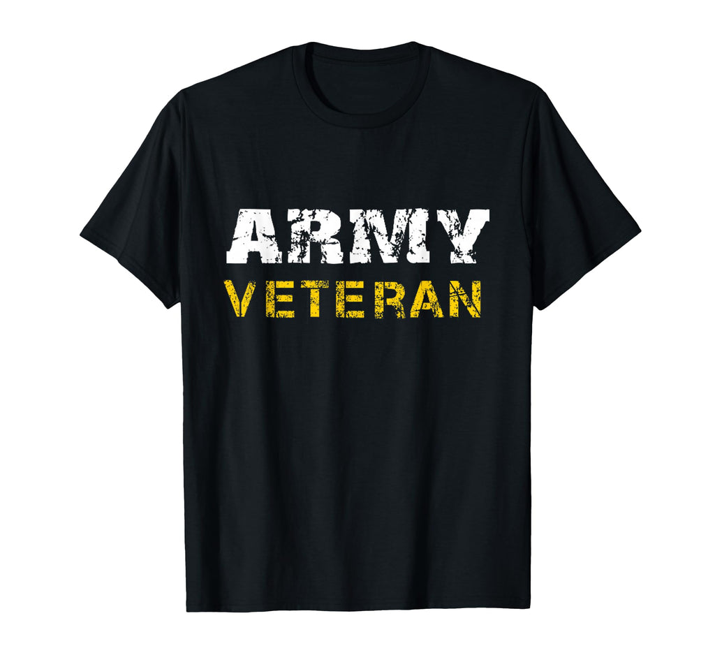 Us Army Veterans Distressed Font T-Shirt - Aesthetic Graphic Unisex - T-Shirt, Sweatshirt, Hoodie