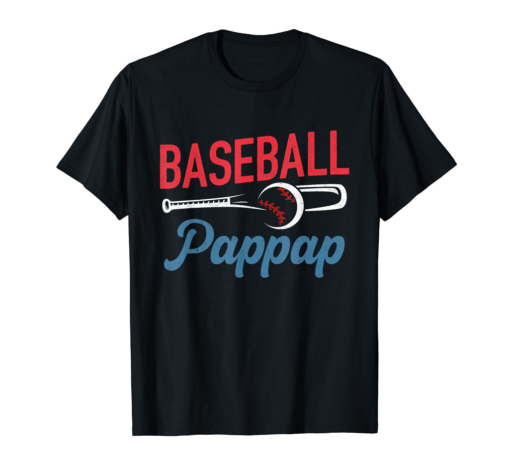 Baseball Pap Pap Life Happy Fathers Day T-Shirt - Graphic Print Men Women - T-Shirt, Sweatshirt, Hoodie