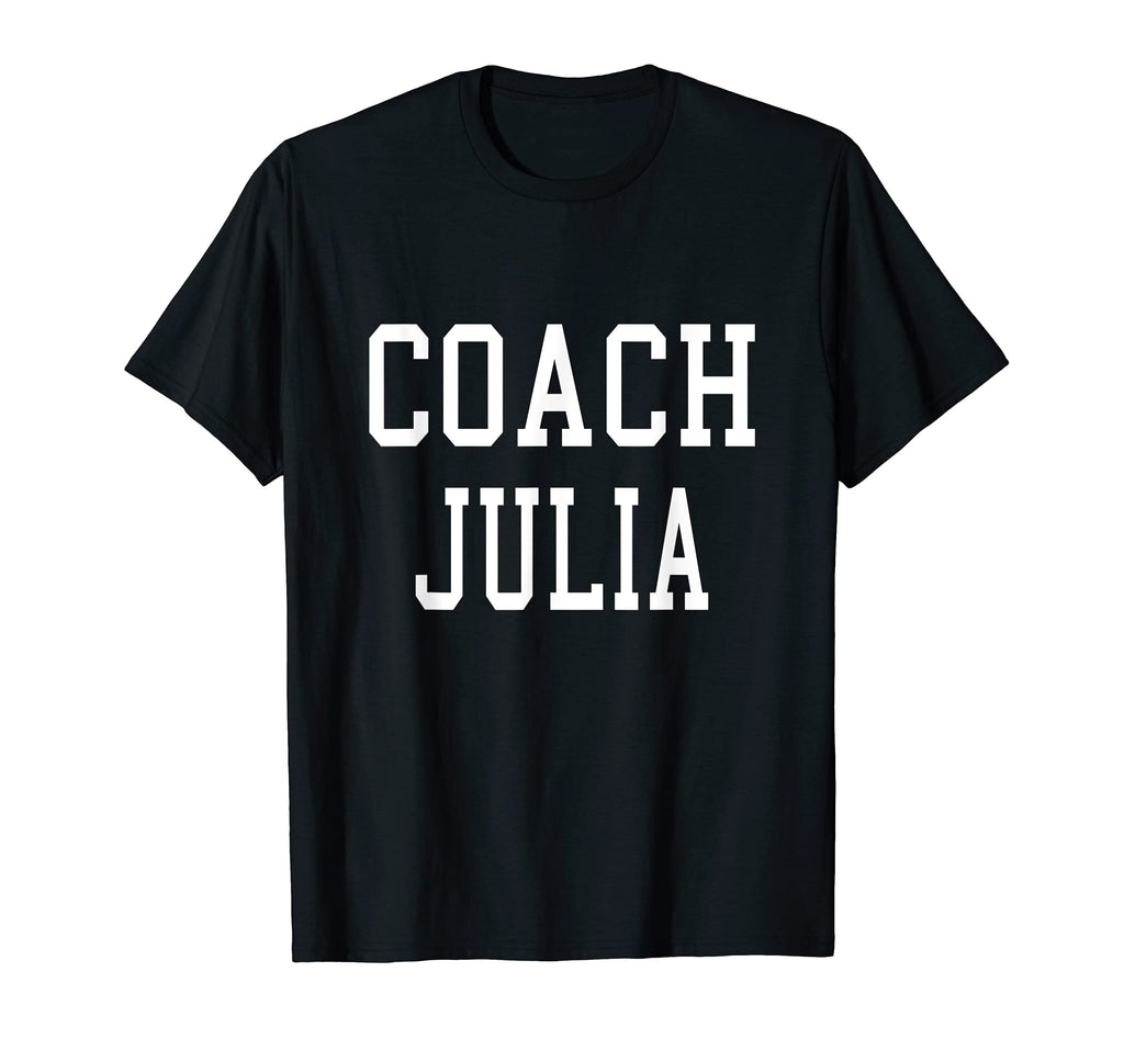 Coach Julia Custom Football Soccer T-Shirt - Minimalist Print Unisex - T-Shirt, Sweatshirt, Hoodie