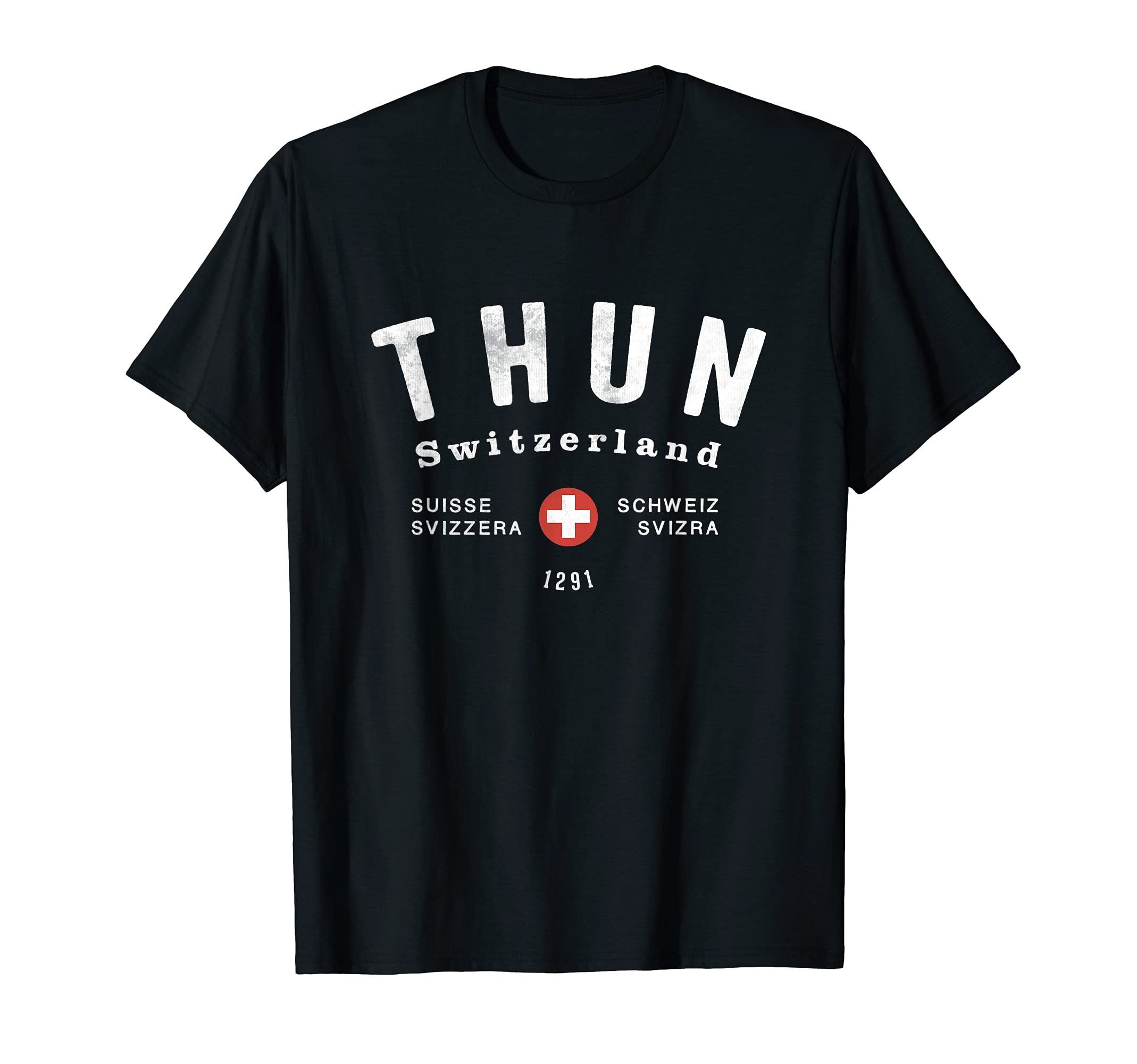Thun Switzerland Sports College T-Shirt - Novelty Apparel Men Women - T-Shirt, Sweatshirt, Hoodie