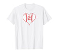 Love Baseball Mom 2 Baseball Heart T-Shirt - Unique Graphic for Adults - T-Shirt, Sweatshirt, Hoodie