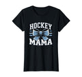 Hockey Mama Coquette Bow Game Day T-Shirt - Custom Art Print for Adults - T-Shirt, Sweatshirt, Hoodie