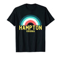Hampton Virginia Rainbow T-Shirt - Casual Everyday Wear Men Women - T-Shirt, Sweatshirt, Hoodie