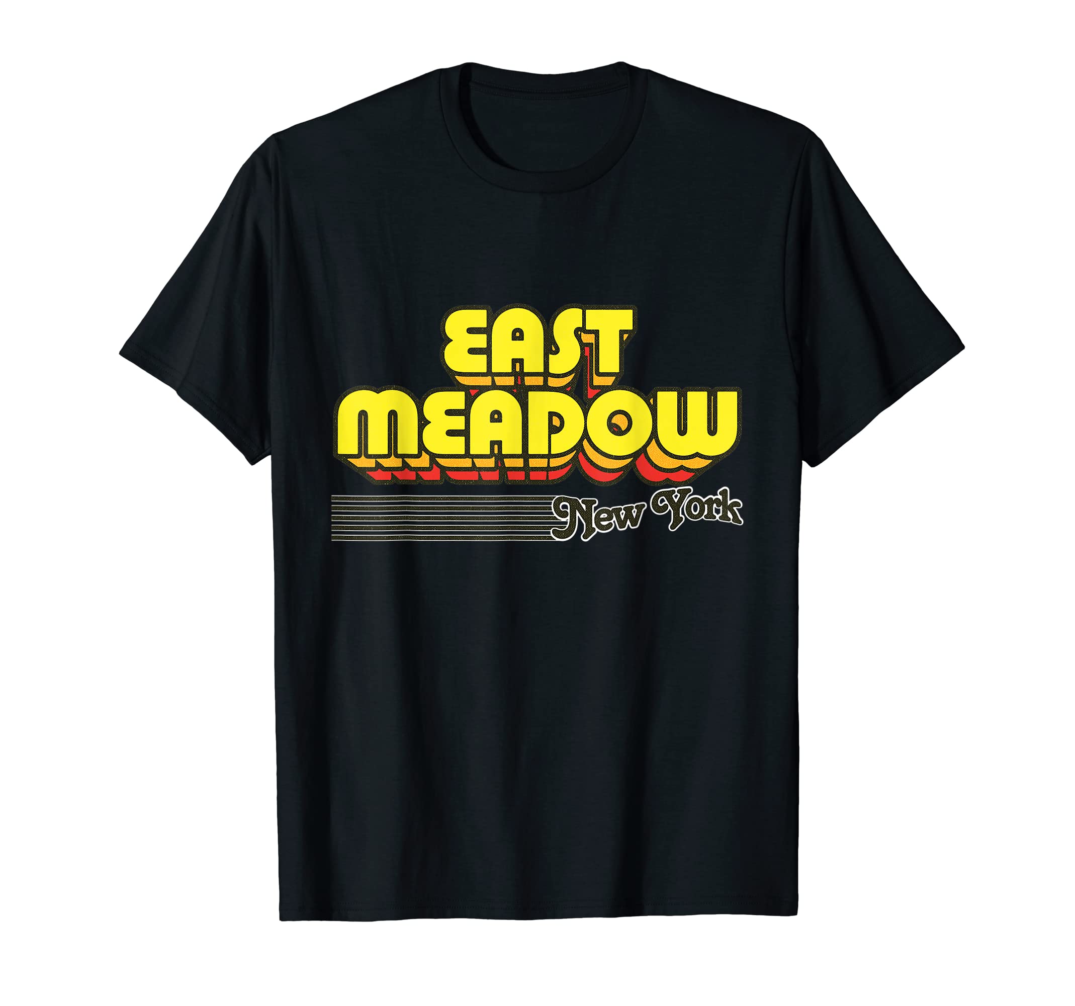 East Meadow New York Stripes T-Shirt - Minimalist Print Men Women - T-Shirt, Sweatshirt, Hoodie