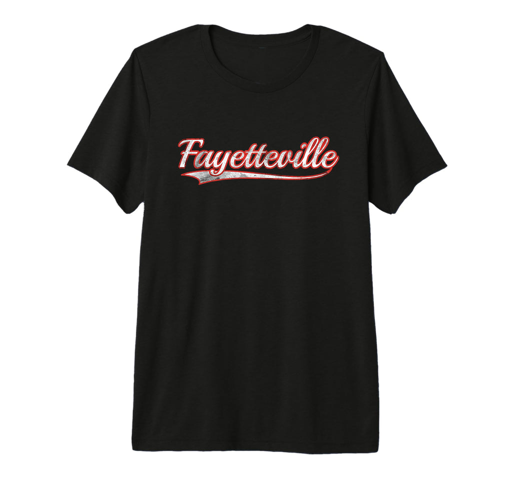 Fayetteville Varsity Distressed T-Shirt - Fun Novelty Design Unisex - T-Shirt, Sweatshirt, Hoodie
