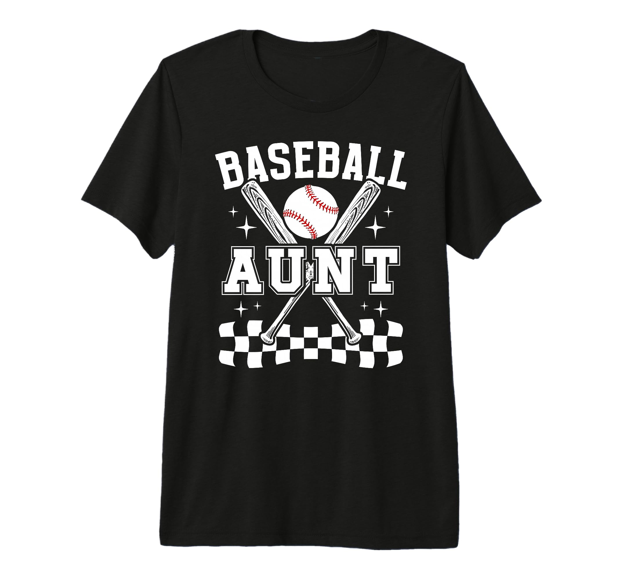 Baseball Aunt Baseball Player Auntie Tri T-Shirt - Trendy Graphic Unisex - T-Shirt, Sweatshirt, Hoodie