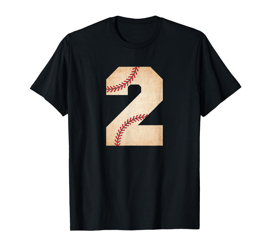 Baseball Number 2 Baseball Fan Mom T-Shirt - Custom Art Print Men Women - T-Shirt, Sweatshirt, Hoodie
