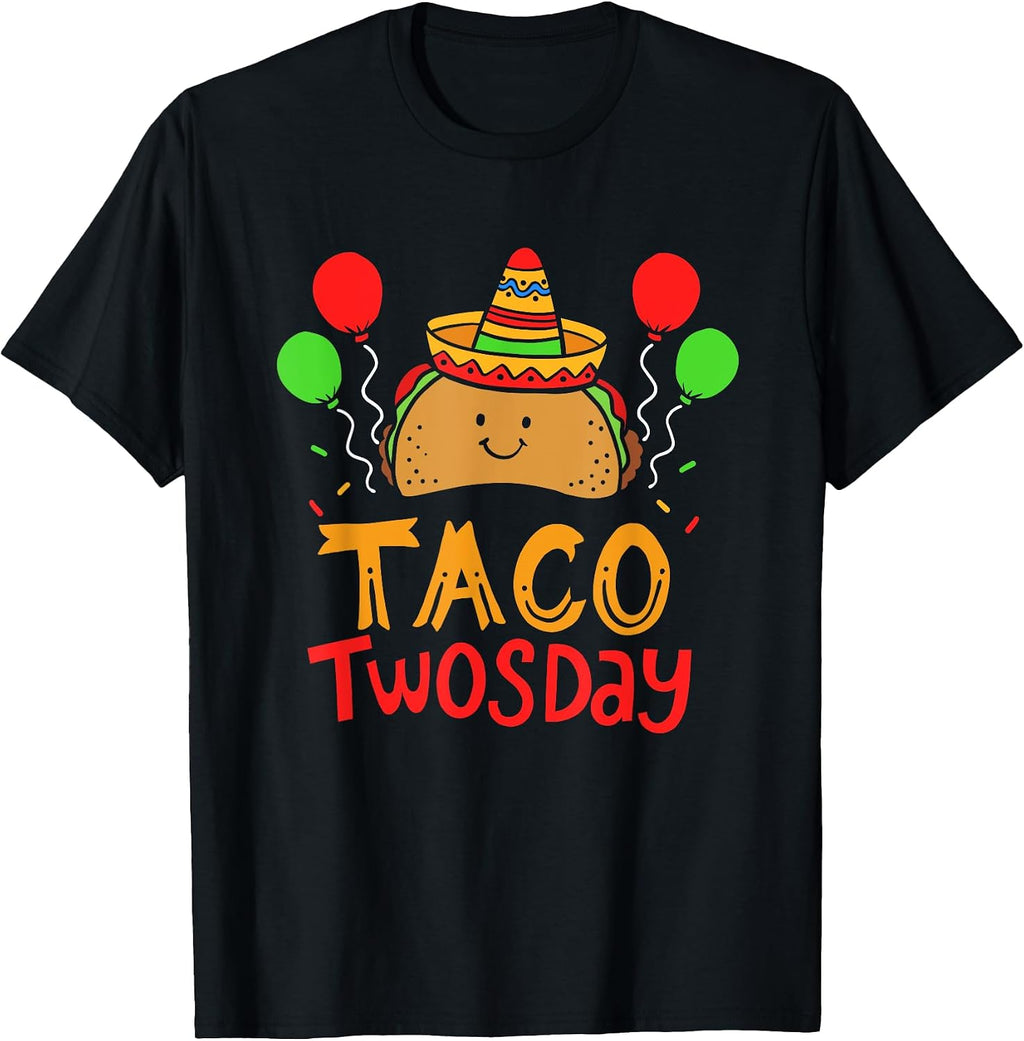 2nd Taco Themed Birthday Party Costume - Adult & Kids T-Shirts, Sweatshirts & Hoodies apparel design preview 1
