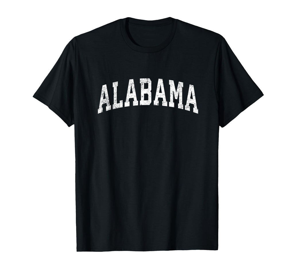 Alabama Varsity Sports Text T-Shirt - Fun Novelty Design for Adults - T-Shirt, Sweatshirt, Hoodie
