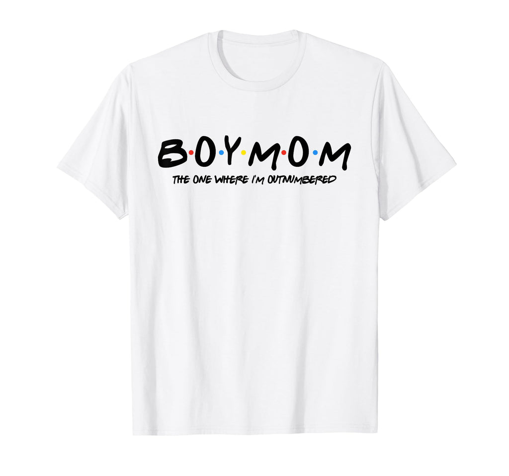 Mom One Where Im Outnumbered Funny T-Shirt - Aesthetic Graphic Unisex - T-Shirt, Sweatshirt, Hoodie