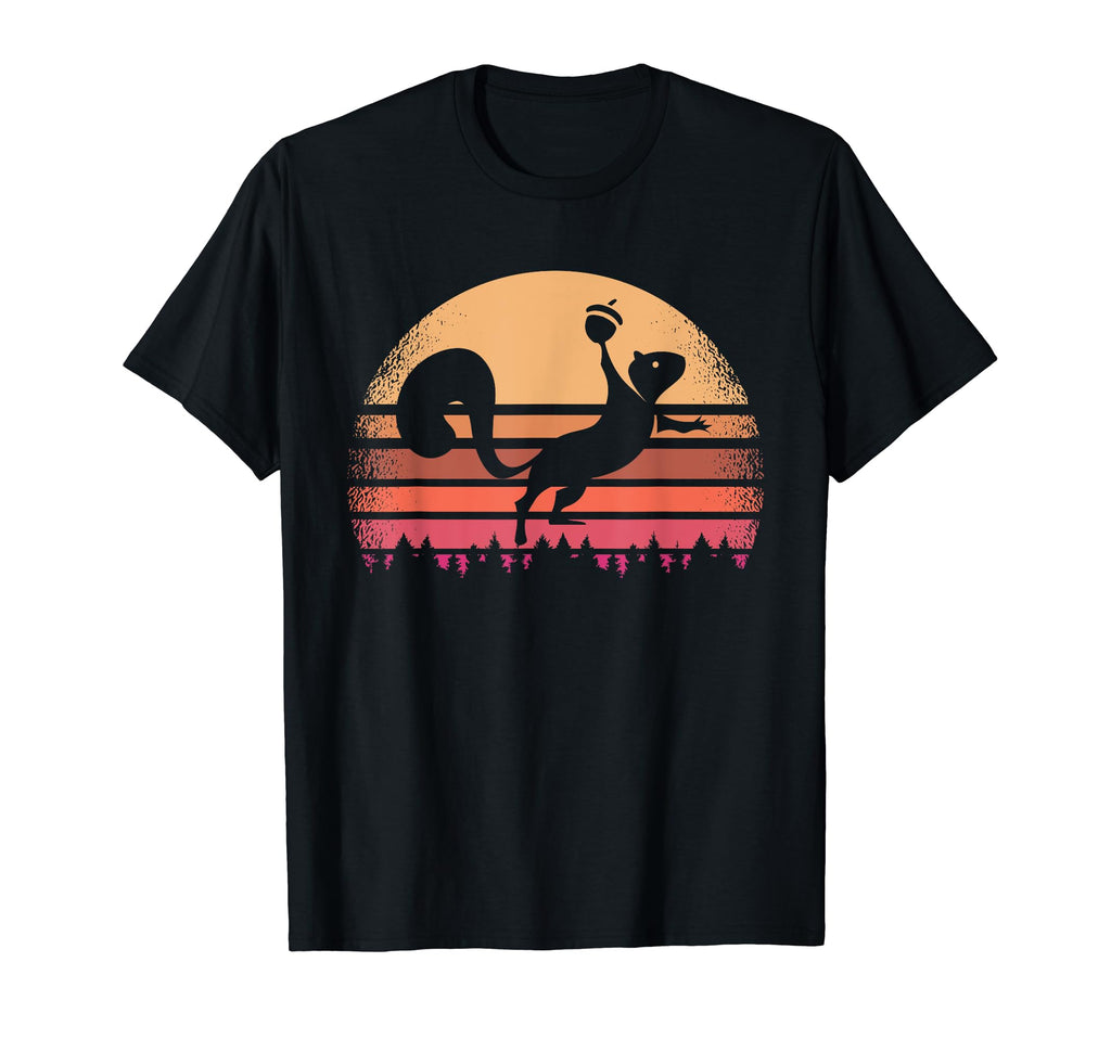 Squirrel Flying Distressed T-Shirt - Fun Novelty Design Men Women - T-Shirt, Sweatshirt, Hoodie