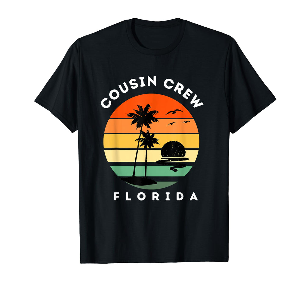 Florida Cousin Crew 2023 Vacation Family T-Shirt - Novelty Apparel Unisex - T-Shirt, Sweatshirt, Hoodie