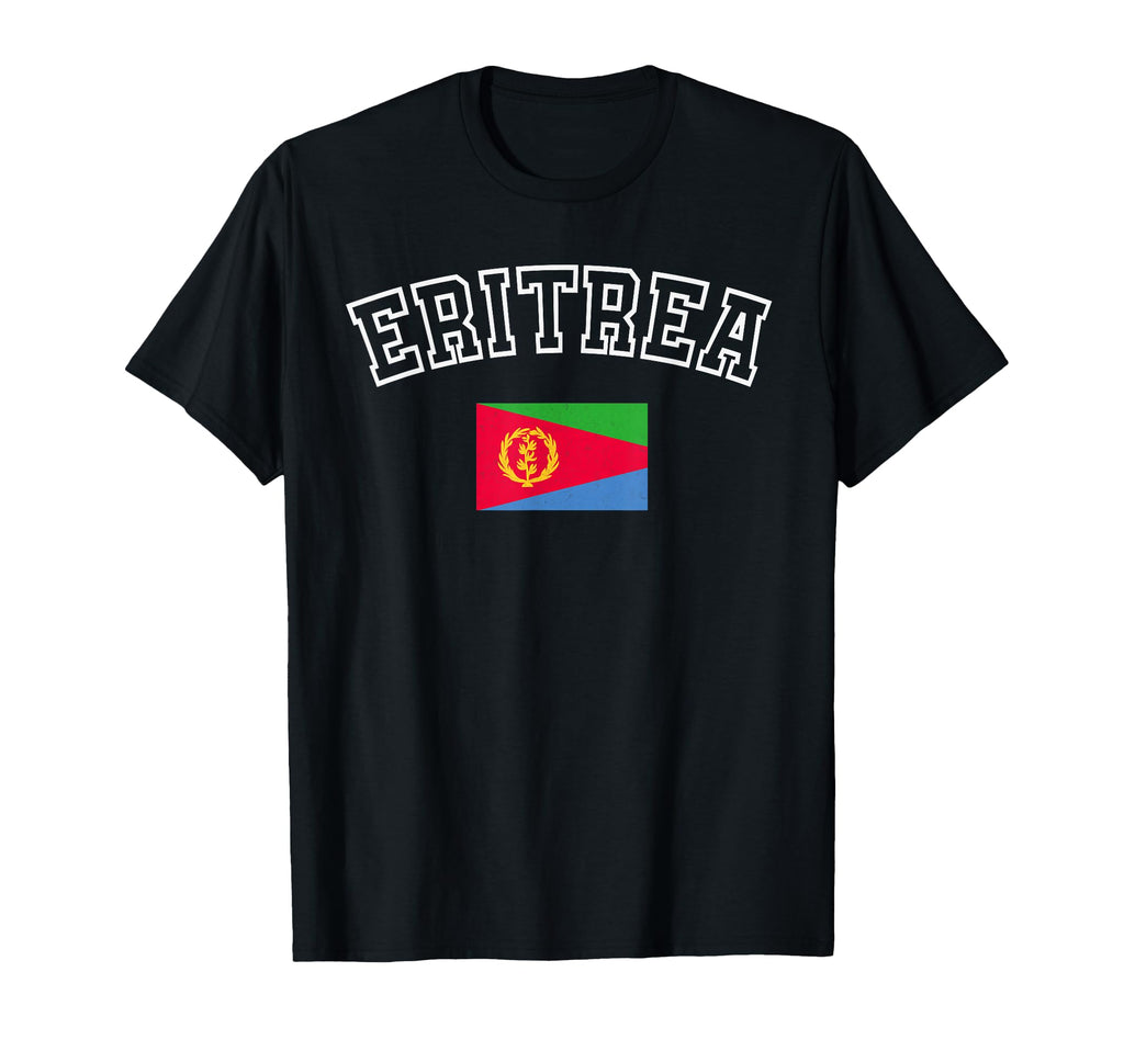Eritrea Flag Distressed Heritage T-Shirt - Aesthetic Graphic Men Women - T-Shirt, Sweatshirt, Hoodie