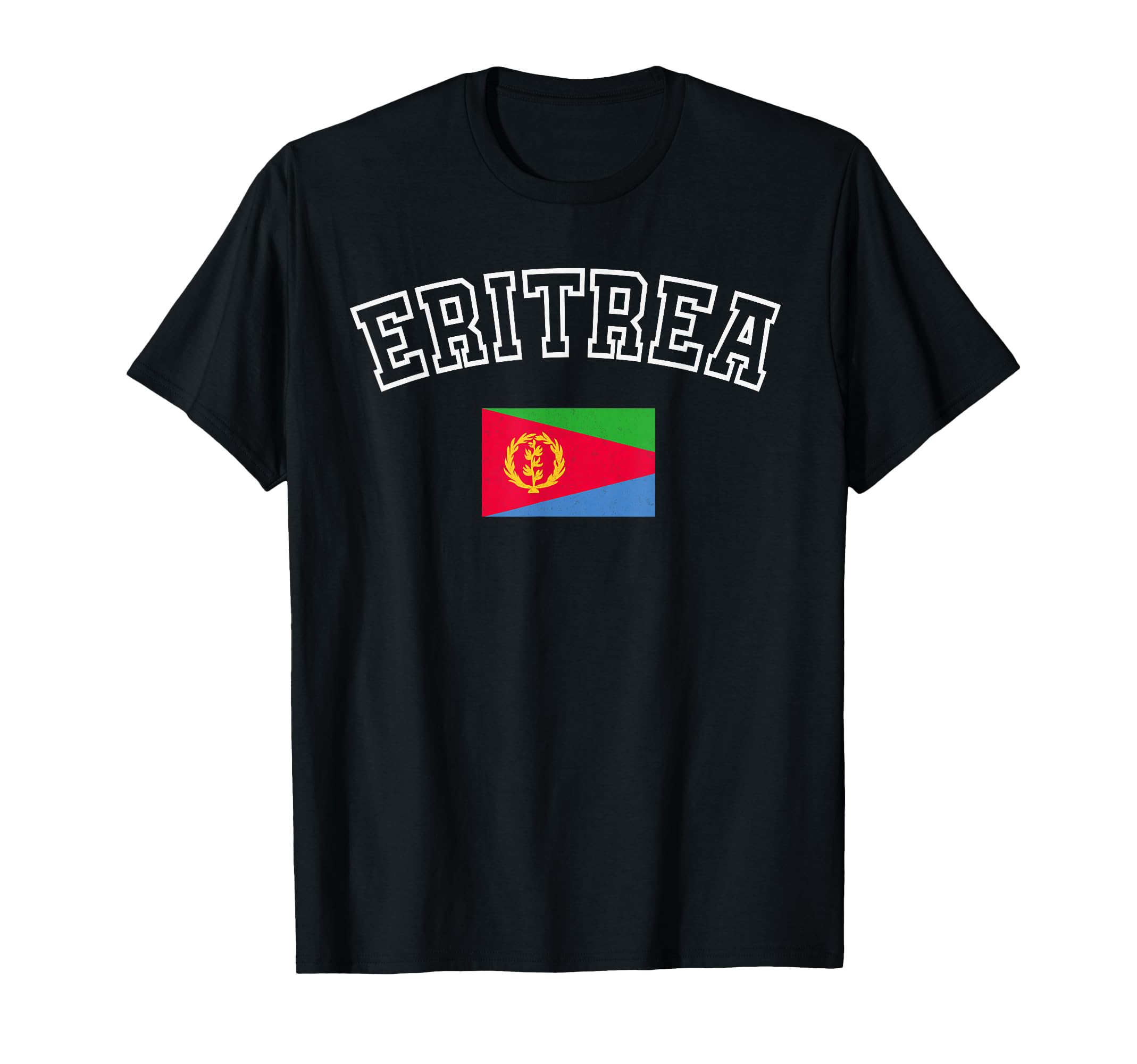 Eritrea Flag Distressed Heritage T-Shirt - Aesthetic Graphic Men Women - T-Shirt, Sweatshirt, Hoodie