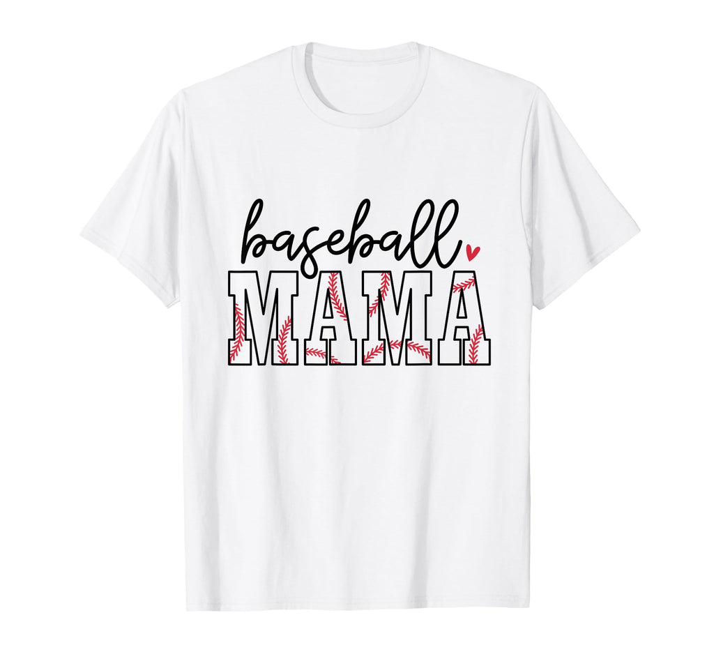 American Baseball Mama Typography T-Shirt - Streetwear Style Men Women - T-Shirt, Sweatshirt, Hoodie
