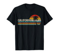 California Sunset Palm Trees Summer T-Shirt - Fun Novelty Design Men Women - T-Shirt, Sweatshirt, Hoodie
