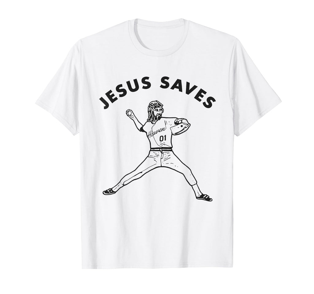 Jesus Saves Religious Christian Faith T-Shirt - Graphic Print Unisex - T-Shirt, Sweatshirt, Hoodie