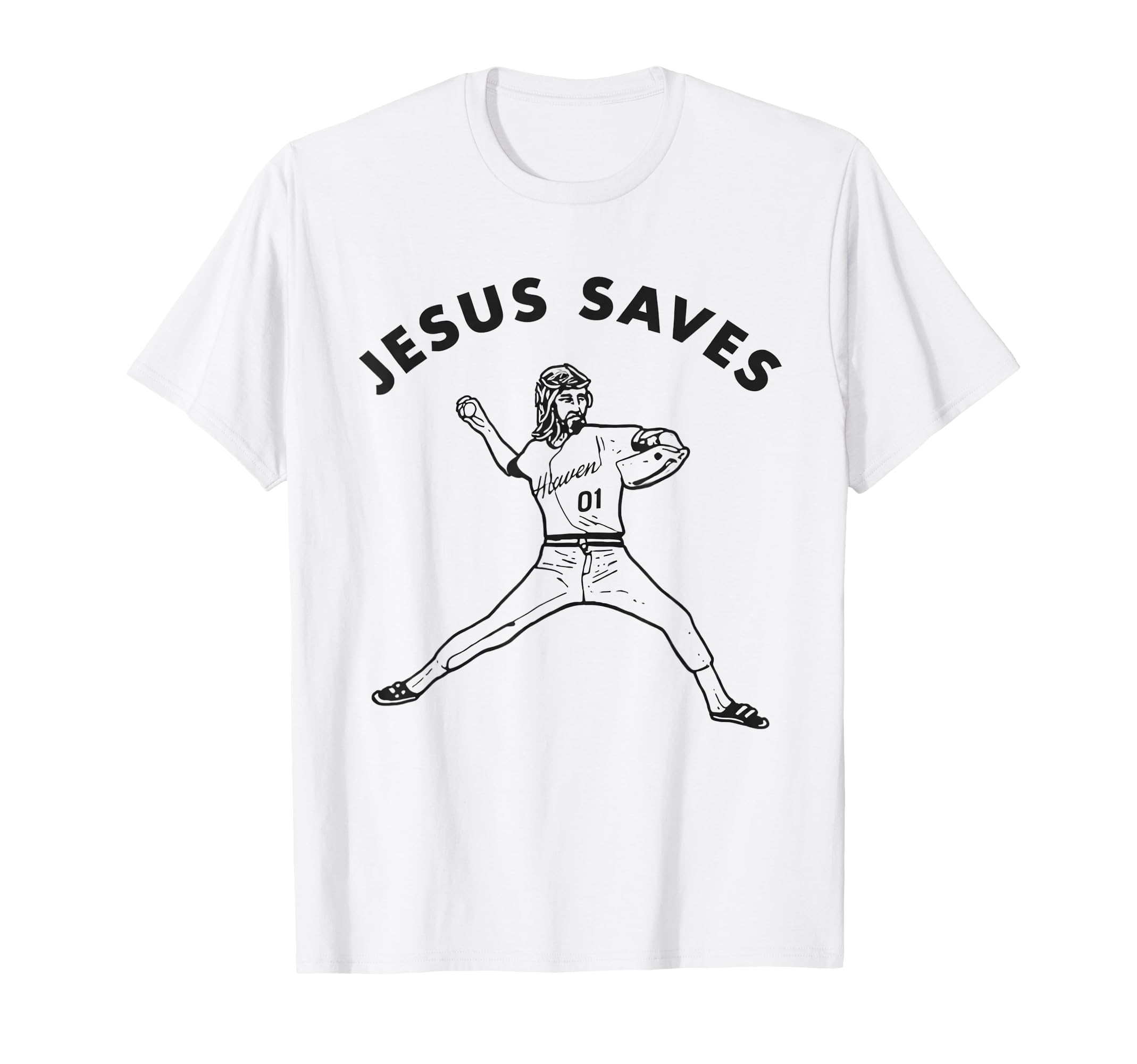 Jesus Saves Religious Christian Faith T-Shirt - Graphic Print Unisex - T-Shirt, Sweatshirt, Hoodie