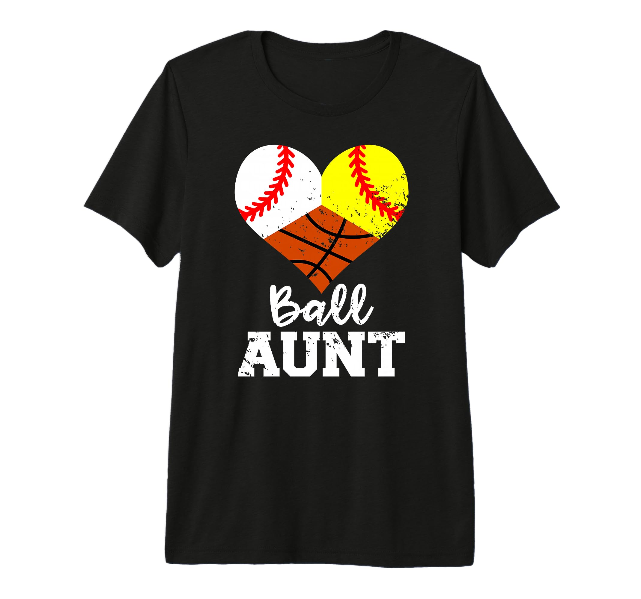 Ball Aunt Baseball Softball T-Shirt - Fun Novelty Design for Adults - T-Shirt, Sweatshirt, Hoodie